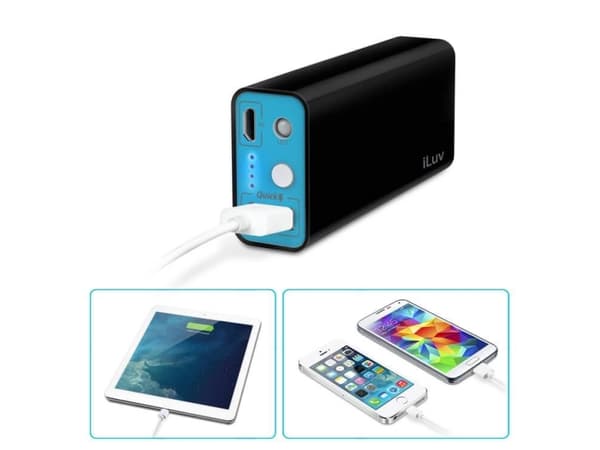 iLuv myPower 5200, 5200 mAh, Sort