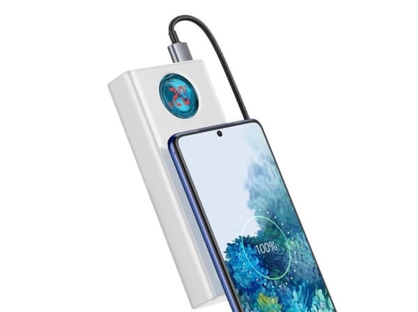Baseus PPLG000102, 30000 mAh, Adaptive Fast Charging, Power Delivery 3.0, Quick Charge 3.0, Vit