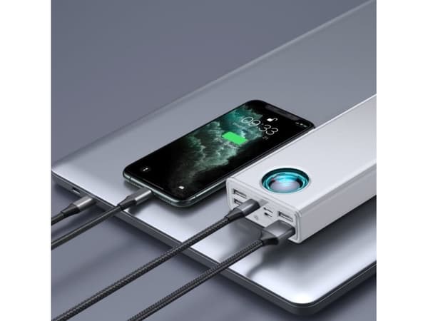 Baseus PPLG000102, 30000 mAh, Adaptive Fast Charging, Power Delivery 3.0, Quick Charge 3.0, Vit