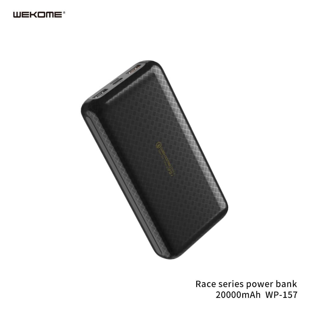 By WK Race Powerbank, Type-C, Fast Charge QC 3.0 + PD 18W, 20000mAh