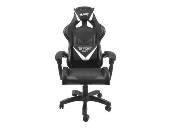 NATEC Fury gaming chair Avenger L black-white