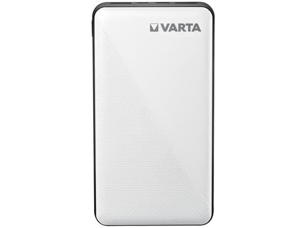 Varta Energy - Strømbank - 15000 mAh - 3 utgangskontakter (2 x USB, 24 pin USB-C)