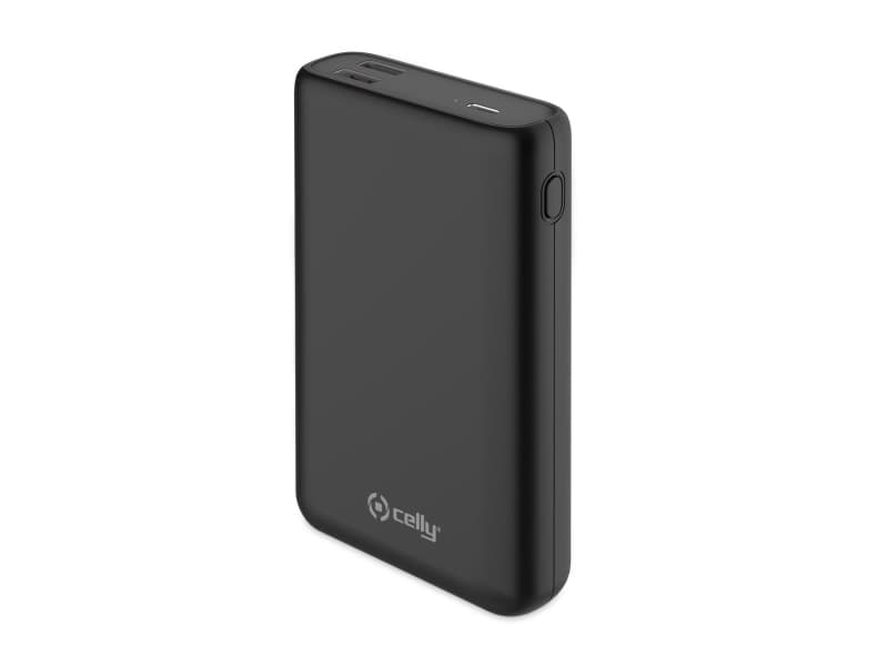 Celly PBPD45W15000BK, Svart, Universal, Rektangel, 15000 mAh, USB, Micro-USB + USB Type-C