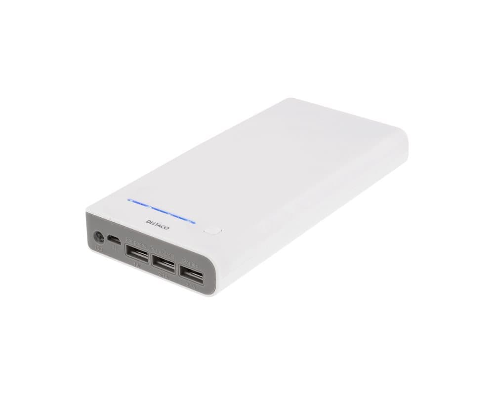 Powerbank, 20 000 mAh med Lommelykt