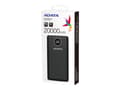 Miniatyrbilde 3 av 5: ADATA P20000QCD - Strømbank - 20000 mAh - 74 Wh - 18 watt - PD 3.0, QC 3.0 - 4 utgangskontakter (USB, 24 pin USB-C) - på kabel: USB-C - svart