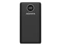 Miniatyrbilde 4 av 5: ADATA P20000QCD - Strømbank - 20000 mAh - 74 Wh - 18 watt - PD 3.0, QC 3.0 - 4 utgangskontakter (USB, 24 pin USB-C) - på kabel: USB-C - svart