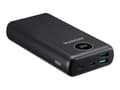 Miniatyrbilde 2 av 5: ADATA P20000QCD - Strømbank - 20000 mAh - 74 Wh - 18 watt - PD 3.0, QC 3.0 - 4 utgangskontakter (USB, 24 pin USB-C) - på kabel: USB-C - svart