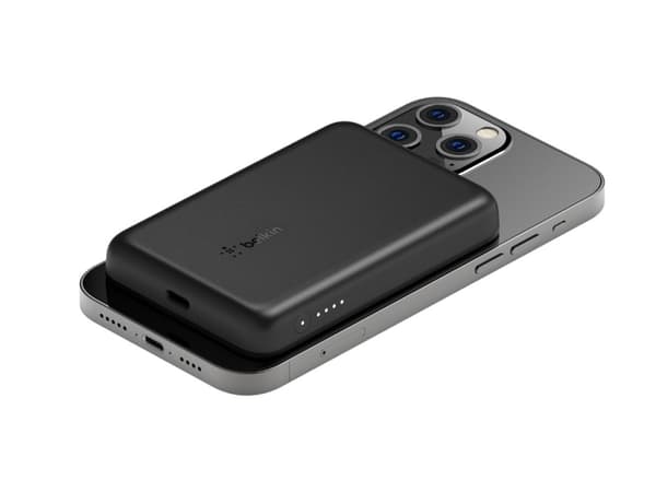 Belkin BoostCharge - Strömförsörjningsbank - 2500 mAh - 7.5 Watt (MagSafe) - svart