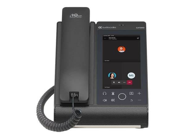 AudioCodes C470HD - VoIP-telefon - med Bluetooth-grensesnitt med oppkalds-ID - RTCP, RTP, SRTP