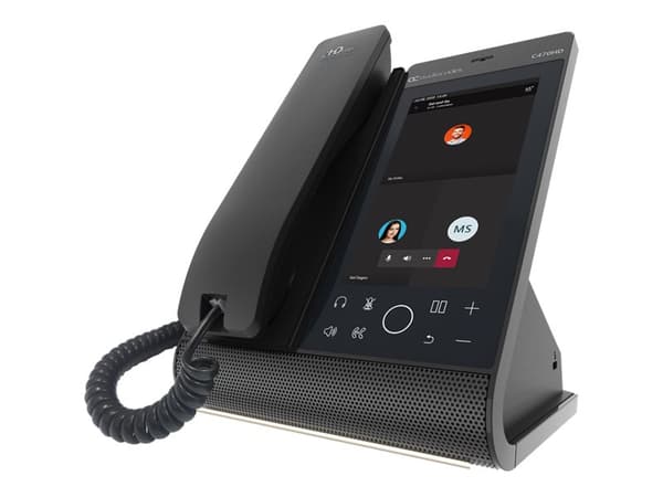 AudioCodes C470HD - VoIP-telefon - med Bluetooth-grensesnitt med oppkalds-ID - RTCP, RTP, SRTP Sort