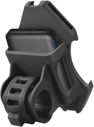 Celly - Power bank/bike holder - 5000 mAh - 2.1 A (2 x USB) - svart