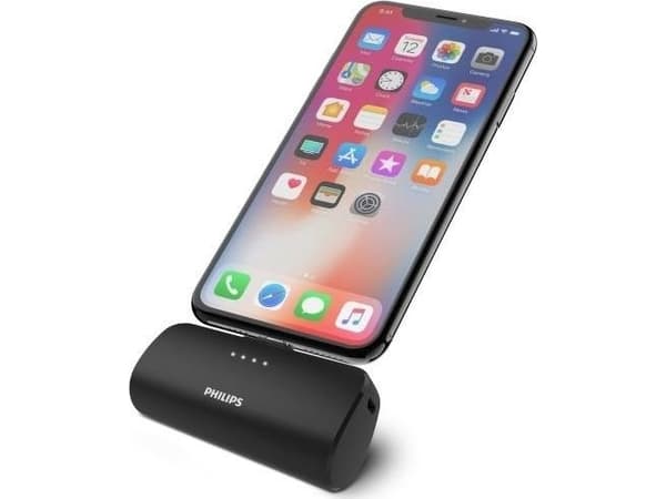 Philips - Strømbank - 2500 mAh - 9.25 watt - 1 A (24 pin USB-C)