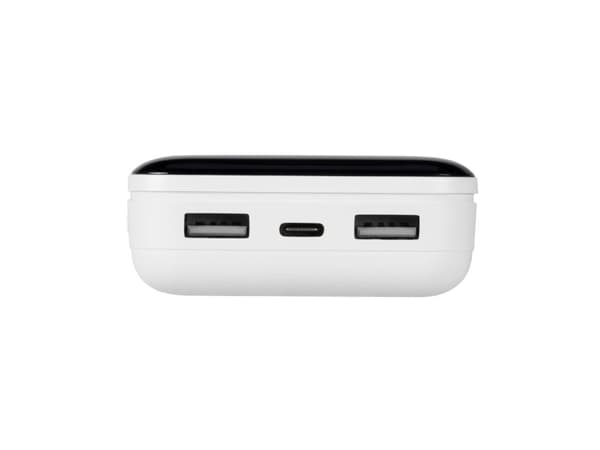 Rivacase VA2280, 20 000 mAh, litiumpolymer (LiPo), 3,7 V, 10 W, hvit