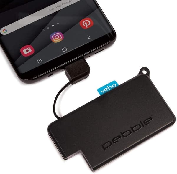 Veho Pebble Pokket 900mah includes adapter for your iphone