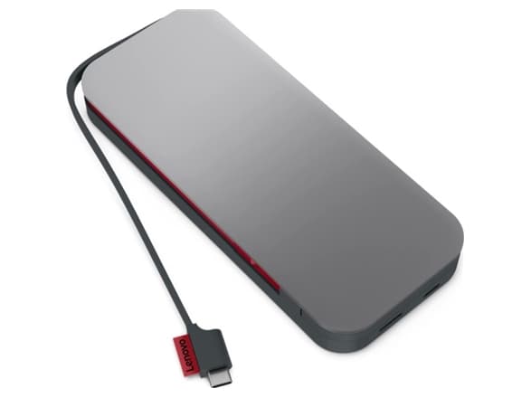 Lenovo Go USB-C Laptop - Strømbank - 1 x batteri - litiumpolymer - 20000 mAh - 74 Wh - Hele verden - stormgrå - for ThinkBook 13x G2 IAP; ThinkCentre