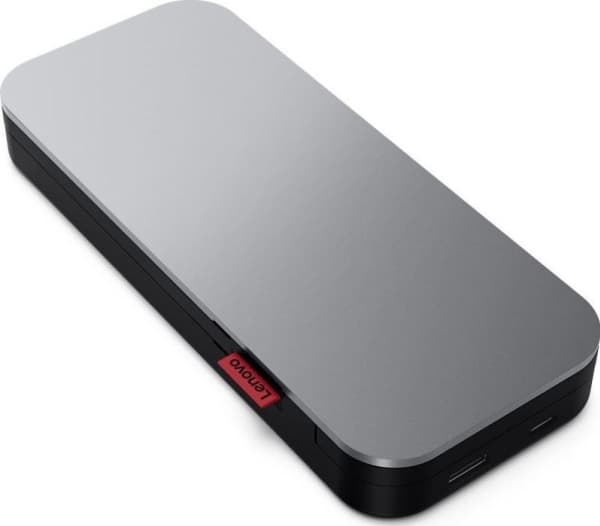 Lenovo Go USB-C Laptop - Strømbank - 1 x batteri - litiumpolymer - 20000 mAh - 74 Wh - Hele verden - stormgrå - for ThinkBook 13x G2 IAP; ThinkCentre