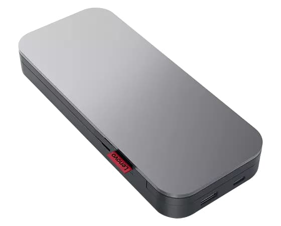 Lenovo Go USB-C Laptop - Strømbank - 1 x batteri - litiumpolymer - 20000 mAh - 74 Wh - Hele verden - stormgrå - for ThinkBook 13x G2 IAP; ThinkCentre
