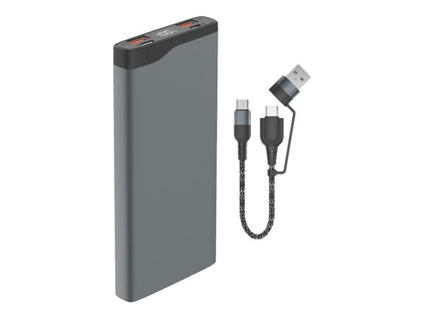 4smarts VoltHub Pro - Select Edition - strømbank - 10000 mAh - 37 Wh - 22.5 watt - 5 A - Huawei Fast Charge, PD 2.0, PD 3.0, QC 2.0, QC 3.0, AFC, SCP