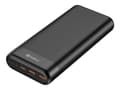 Miniatyrbilde 3 av 5: Sandberg - Strømbank - 20000 mAh - 74.4 Wh - 3.25 A - QC 3.0, PD - 3 utgangskontakter (2 x USB, 24 pin USB-C) - på kabel: USB-C