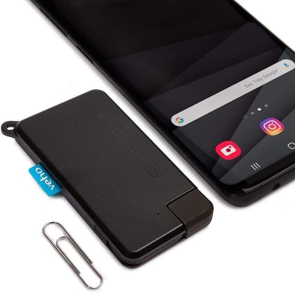 2 x Veho Pebble Pokket 900mah mikrokokoinen avaimenperän power