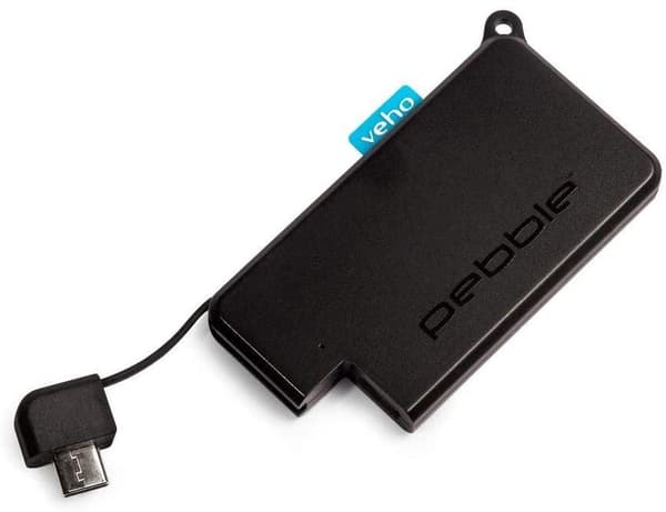 2 x Veho Pebble Pokket 900mah mikrokokoinen avaimenperän power
