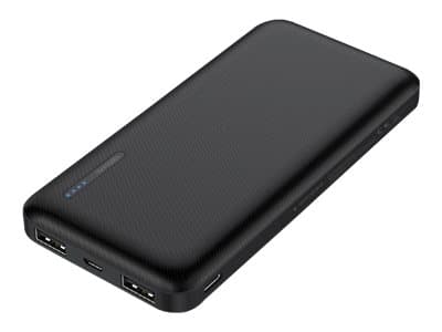 Gembird PB10-01 - Strømbank - 10000 mAh - 2 A (2 x USB) - svart