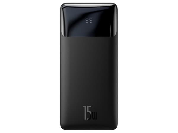 Baseus PPBD050201, 30000 mAh, litiumpolymer (LiPo), 3,7 V, sort