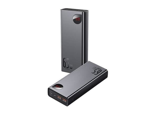 Baseus PPIMDA-D01, Sort, Mobiltelefon/smarttelefon, ABS, Aluminium, Rektangel, Polymer, 20000 mAh Sort