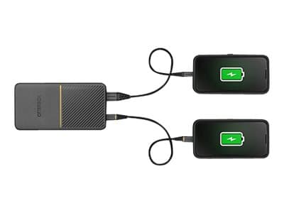 OtterBox - Powerbank - 20 000 mAh - 18 wattia - 3 A - Apple Fast Charge, Huawei Fast Charge, PE 2.0+, PD 3.0, QC 3.0, AFC, SFCP - 2 lähtöliitintä (US