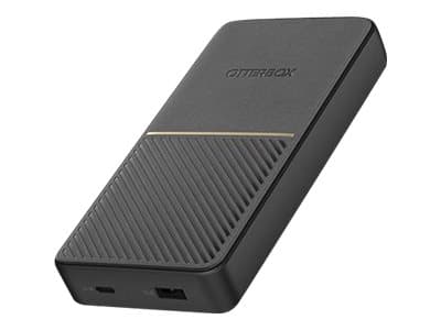 OtterBox - Powerbank - 20 000 mAh - 18 wattia - 3 A - Apple Fast Charge, Huawei Fast Charge, PE 2.0+, PD 3.0, QC 3.0, AFC, SFCP - 2 lähtöliitintä (US