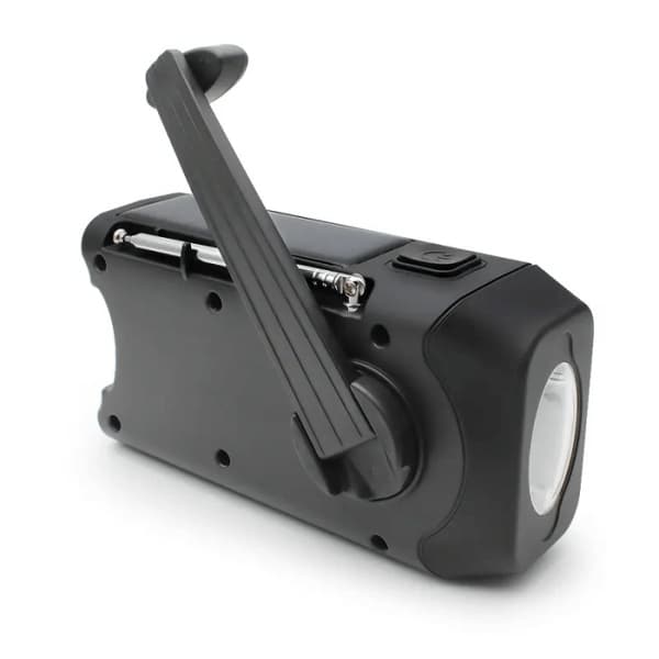Vevradio Solceller, Ficklampa, Powerbank 2000mAh