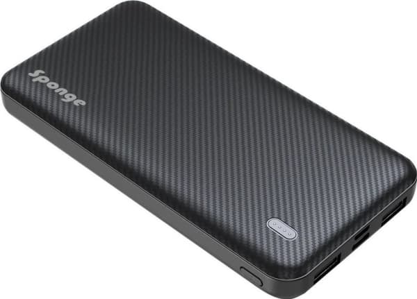 Sponge Energy 10000 eksternt batteri (Power bank), svart