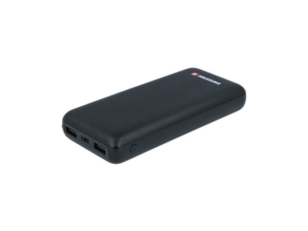 Swissten 22013928, Sort, Universel, Lithium Polymer (LiPo), 20000 mAh, USB, Micro-USB