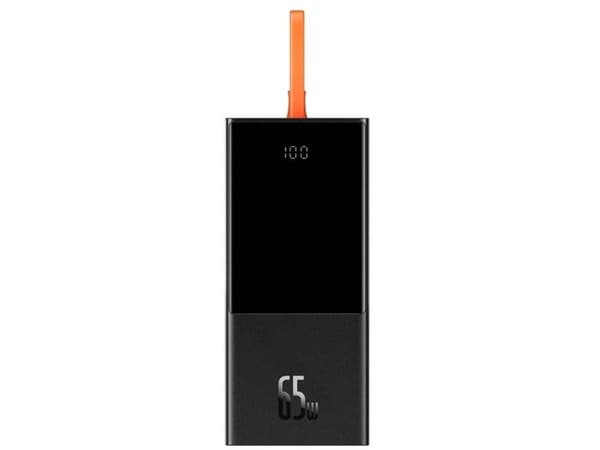 Baseus Elf, 20000 mAh, Lithium Polymer (LiPo), 3,7 V, 65 W, Sort