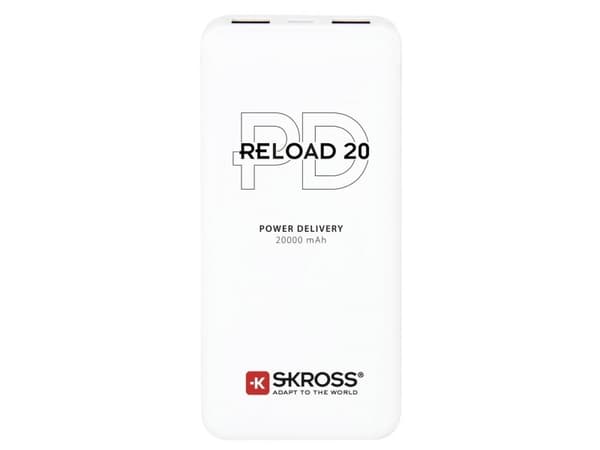 Skross RELOAD 20 PD, 20000 mAh, Hvit