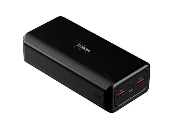 Verico Power Pro PD Powerbank 30000 mAh LiPo USB-A, USB-C® Sort
