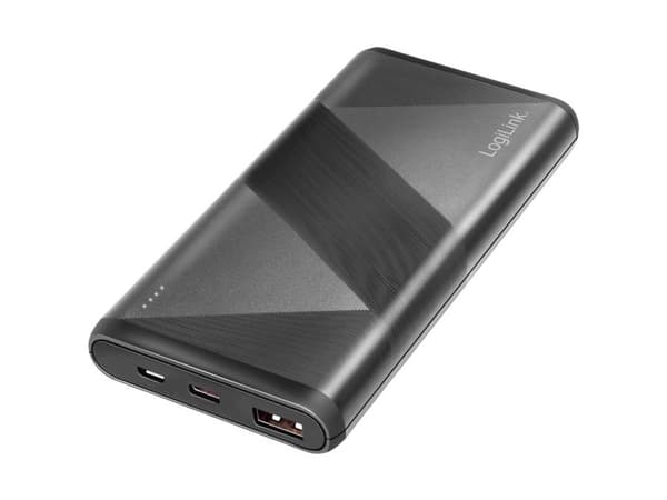 LogiLink PA0275, 10000 mAh, Lithium, Quick Charge 3.0, 3,7 V, 18 W, Sort