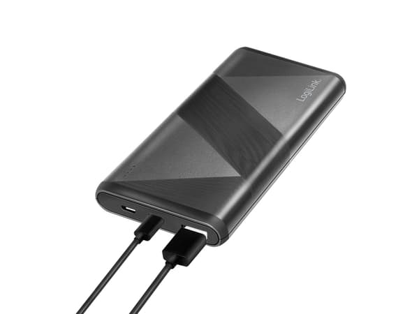 LogiLink PA0275, 10000 mAh, Lithium, Quick Charge 3.0, 3,7 V, 18 W, Sort