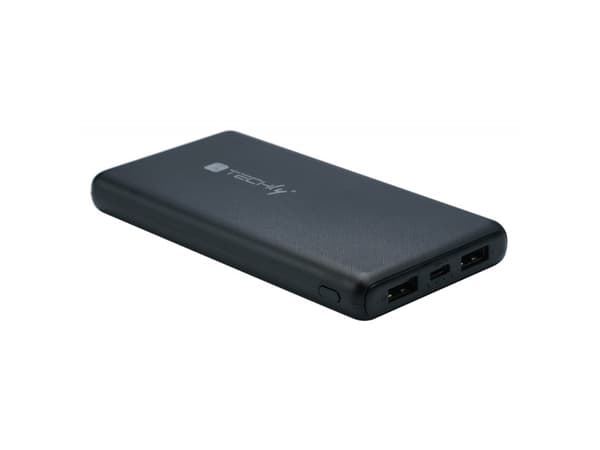 Techly I-CHARGE-10000, 10000 mAh, Lithium Polymer (LiPo), 5 V, Sort Sort