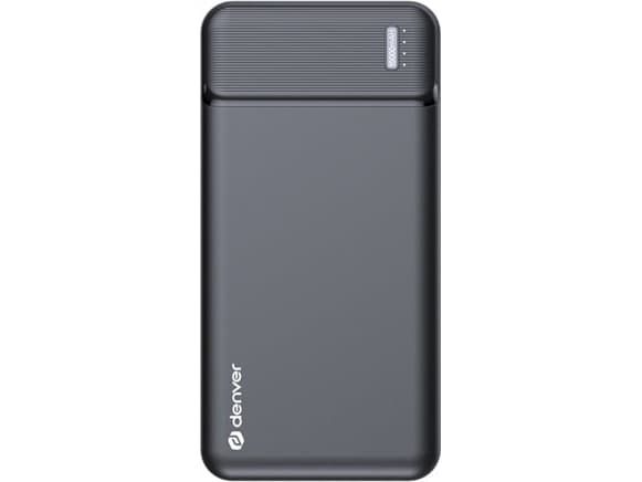 DENVER PQC-15007 - Strømbank - 15000 mAh - 3 A - QC - 3 utgangskontakter (2 x USB, 24 pin USB-C)