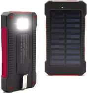 Powerbank aurinkokennoilla - 20 000 mAh - Black