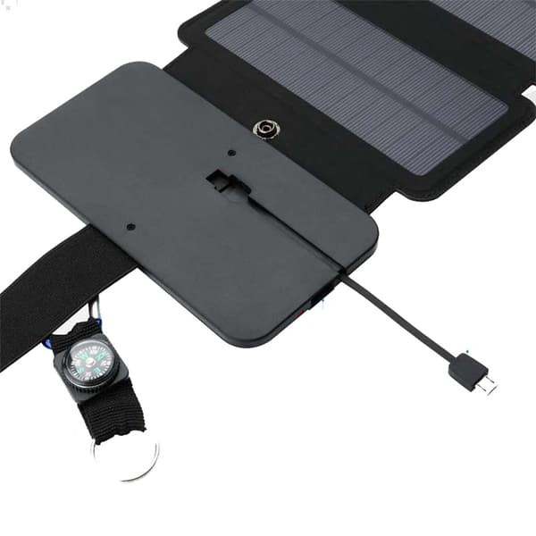 Praktiskt Solcell Överlevnads Powerbank Laddare