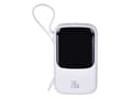 Miniatyrbilde 3 av 5: Baseus Qpow power bank 10000mAh built-in Lightning 20W Quick Charge cable SCP AFC FCP white (PPQD020002)