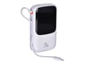 Miniatyrbilde 4 av 5: Baseus Qpow power bank 10000mAh built-in Lightning 20W Quick Charge cable SCP AFC FCP white (PPQD020002)