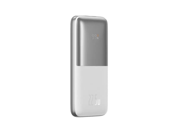 Baseus Bipow Pro, 10000 mAh, litiumpolymer (LiPo), 22,5 W, Hvid