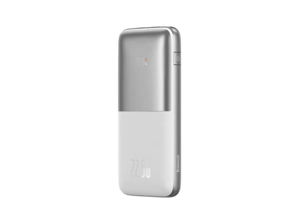 Baseus Bipow Pro, 10000 mAh, litiumpolymer (LiPo), 22,5 W, Hvid