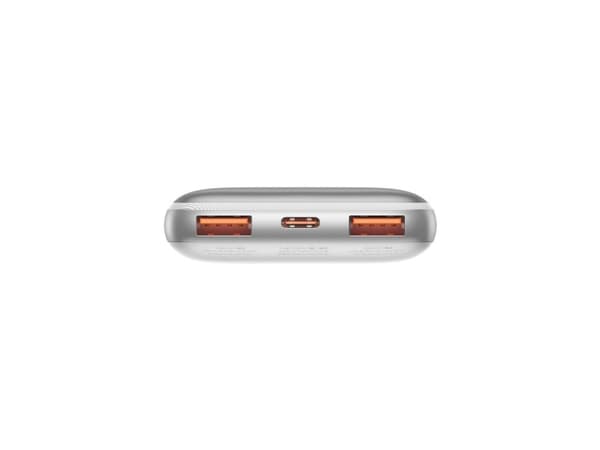 Baseus Bipow Pro, 10000 mAh, litiumpolymer (LiPo), 22,5 W, Hvid