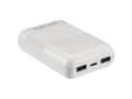 Miniatyrbilde 4 av 5: 4smarts VoltHub Go2 - Strømbank - 10000 mAh - 10.5 watt - 2.1 A - 3 utgangskontakter (2 x USB, 24 pin USB-C) - på kabel: USB-C - hvit