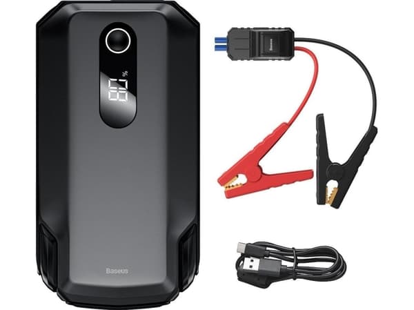 Powerbank / Baseus Super Energy Max Car Jump Starter, 20000mAh, 2000A, USB (svart)