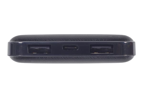 Gembird PB10-02 - Strömförsörjningsbank - 10000 mAh - 12 Watt - 2 A - 2 utdatakontakter (USB) - svart